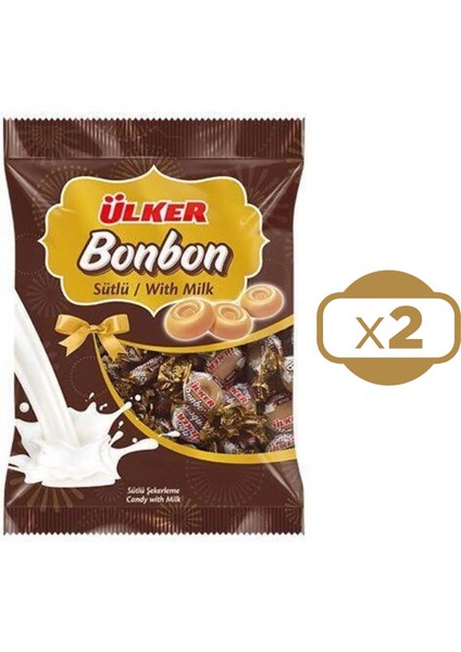Bonbon Sütlü Şekerleme 350 gr x 2 Adet