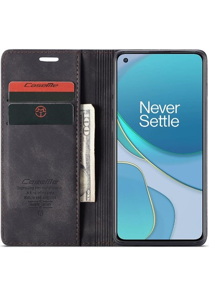 Oneplus 8t Manyetik Kapatma Darbeye Vaka Kart Yuvası Pu Için Flip Case (Yurt Dışından) fırsatları