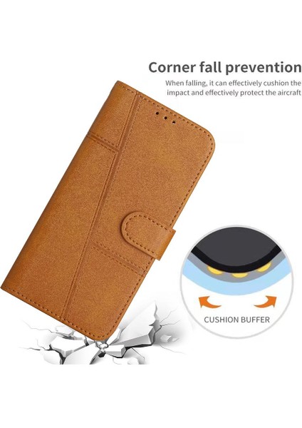 Xiaomi Poco F6 Pu Deri Tam Koruma Yan Toka Kartı (Yurt Dışından)