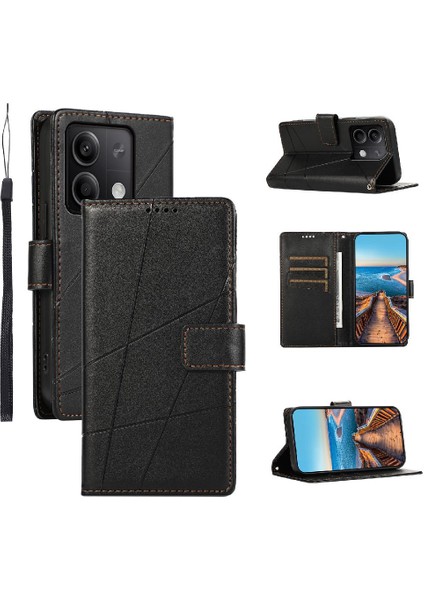 Xiaomi Redmi Not 13 Için Flip Case Şok Emici Üç Kart Yuvaları (Yurt Dışından)