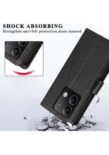 Xiaomi Redmi Not 13 Için Flip Case Şok Emici Üç Kart Yuvaları (Yurt Dışından)