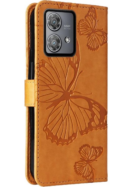 Motorola Moto Kenar 40 Neo 5g Flip Kickstand Manyetik Kapak ile Kılıf (Yurt Dışından) modelleri
