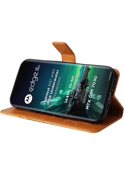 Motorola Moto Kenar 40 Neo 5g Flip Kickstand Manyetik Kapak ile Kılıf (Yurt Dışından) indirimleri