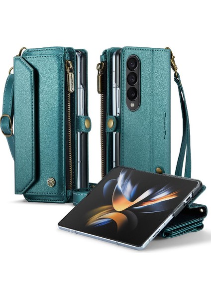 Samsung Galaxy Z Için Crossbody Durumda Kat 4 5g Cüzdan Kılıf Kadınlar Için Kılıf (Yurt Dışından)