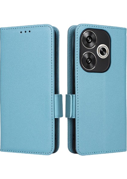 Xiaomi Poco F6 Manyetik Kart Yuvaları Tutucu Yan Toka Pu Deri (Yurt Dışından)