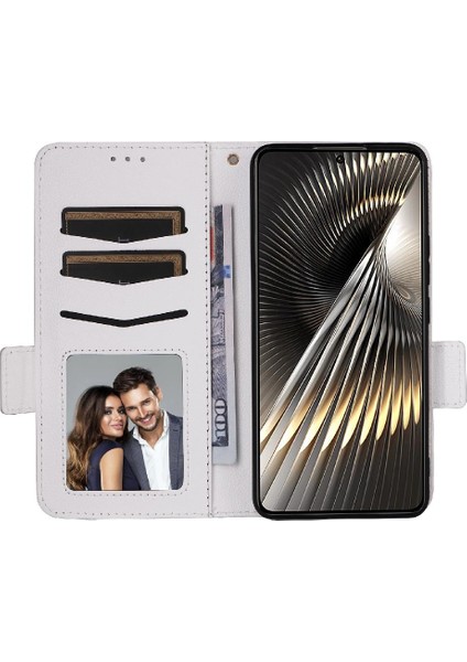 Xiaomi Poco F6 Manyetik Kart Yuvaları Tutucu Yan Toka Pu Deri (Yurt Dışından)