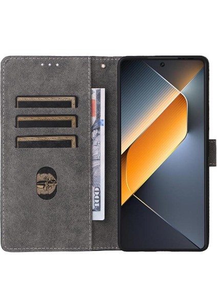 Mays Shop Tecno Pova 6 Pro 5g Kart Yuvaları Için Kılıf Kapak Pu Deri Flip Folio Cüzdan (Yurt Dışından)