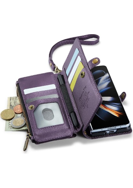 Samsung Galaxy Z Için Crossbody Durumda Kat 4 5g Cüzdan Kılıf Kadınlar Için Kılıf (Yurt Dışından) modelleri