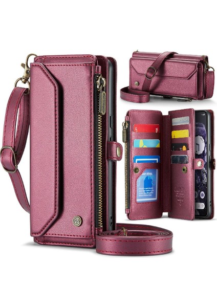 Kadınlar Için Google Piksel 8 Cüzdan Durumda Crossbody Durumda Rfid Engelleme Durumda (Yurt Dışından)