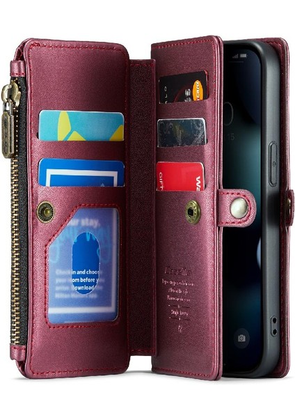Iphone 13 Pro Için Crossbody Durumda Rfid Engelleme Kart Tutucu Cüzdan Kılıf Için (Yurt Dışından) indirimleri