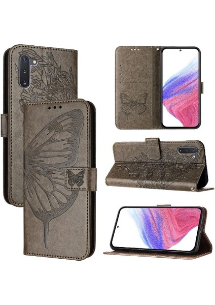 Samsung Galaxy Not 10 Için Kılıf Manyetik Premium Deri Kapak Çevirin (Yurt Dışından)
