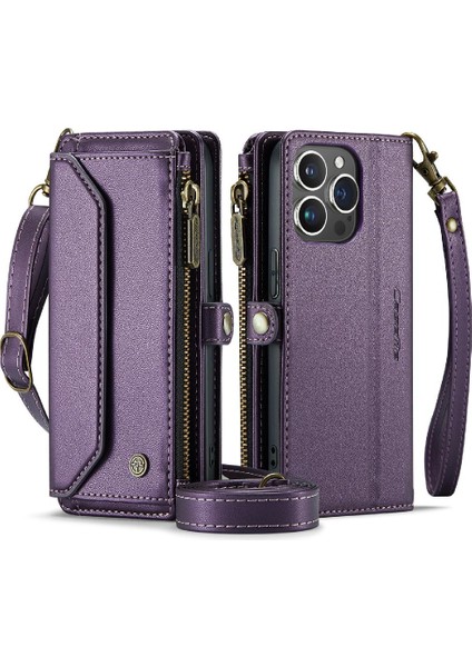 Kadınlar Için Crossbody Kılıf iphone 13 Pro Max Cüzdan Kılıf Cüzdan (Yurt Dışından)