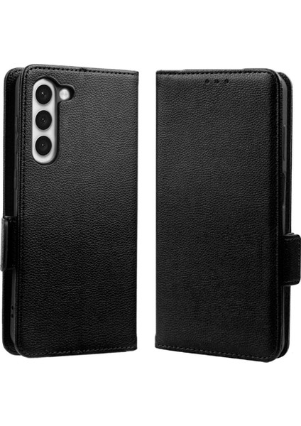 Samsung Galaxy S23 Artı Yan Toka Kart Yuvaları Tutucu Manyetik Pu (Yurt Dışından)