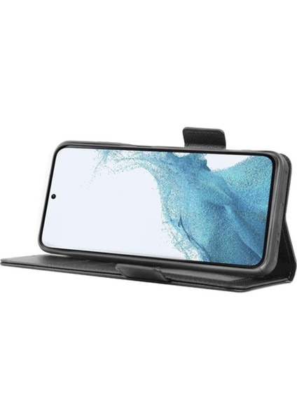 Samsung Galaxy S23 Artı Yan Toka Kart Yuvaları Tutucu Manyetik Pu (Yurt Dışından)