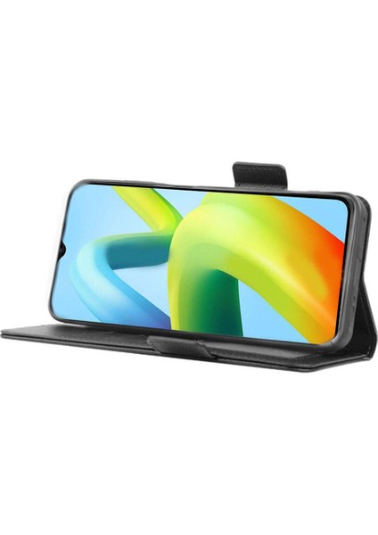 Xiaomi Redmi A1 Kart Yuvaları Tutucu Pu Deri Cüzdan Manyetik Yan (Yurt Dışından)