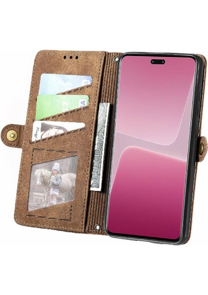 Xiaomi 13 Lite Için Flip Case Kapak Cüzdan Deri Kılıf Darbeye (Yurt Dışından) indirimleri