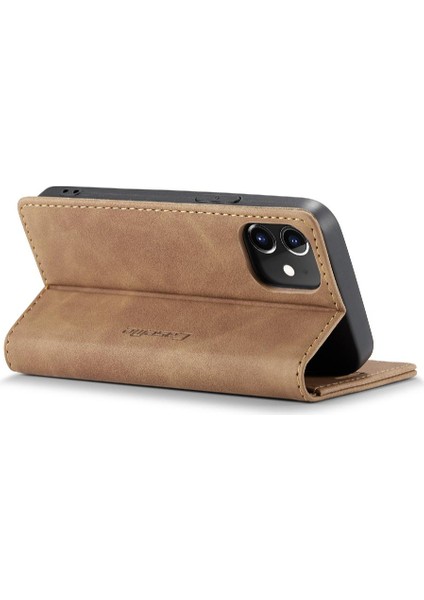 Iphone 13 Mini Kılıf Için Flip Case Kart Yuvası Kickstand Vintage Pu Deri (Yurt Dışından) fırsatları