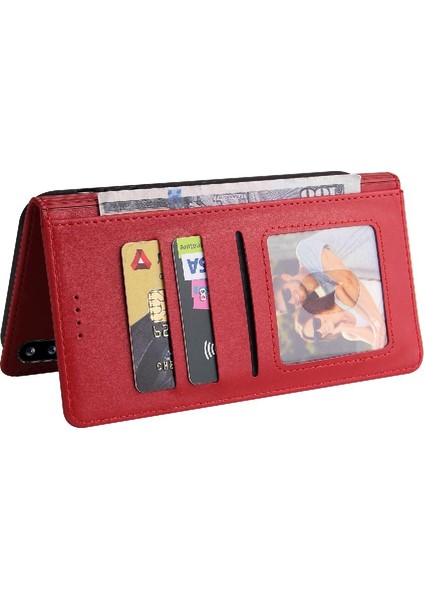 Samsung Galaxy A20S Premium Deri Kickstand Üç Kart 4 Için Flip Case (Yurt Dışından) fırsatları