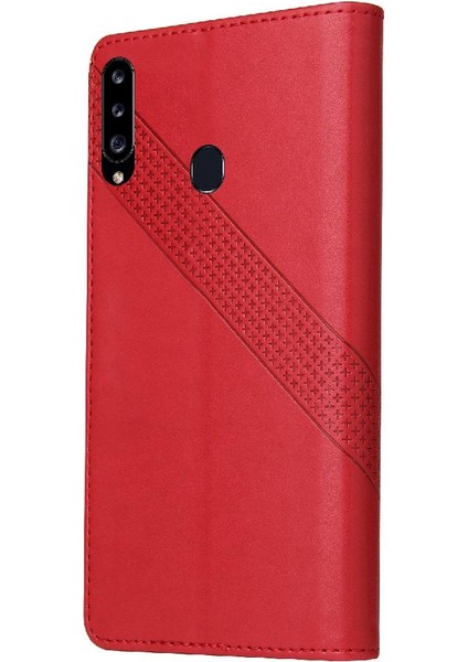 Samsung Galaxy A20S Premium Deri Kickstand Üç Kart 4 Için Flip Case (Yurt Dışından) indirimleri