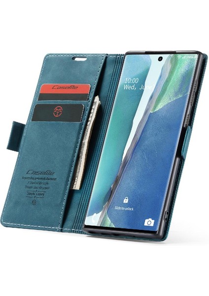 Samsung Galaxy NOTE20 Flip Folio Kitap Kılıf Için Flip Case Kart Yuvası Kapatma (Yurt Dışından)