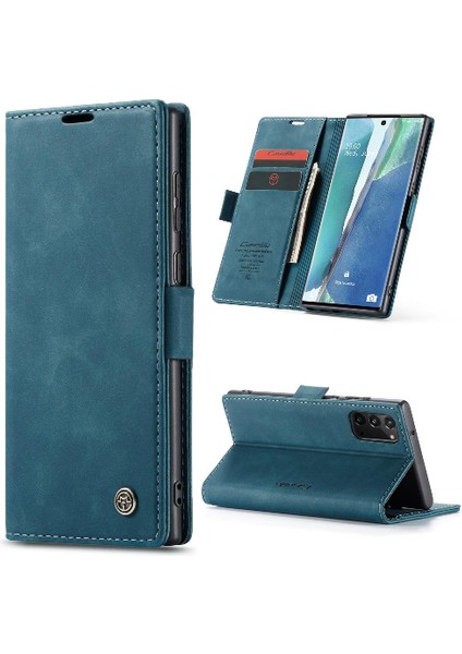 Samsung Galaxy NOTE20 Flip Folio Kitap Kılıf Için Flip Case Kart Yuvası Kapatma (Yurt Dışından)