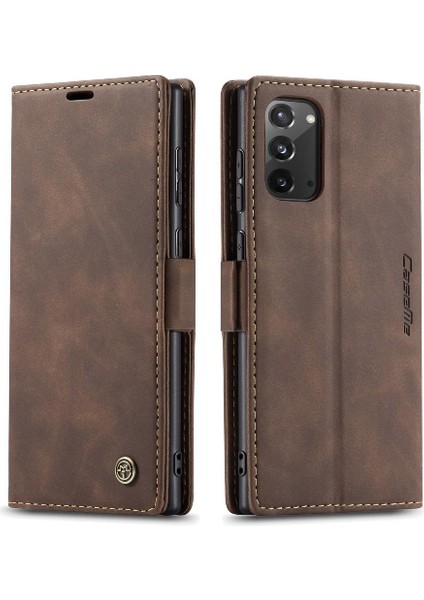 Samsung Galaxy NOTE20 Flip Folio Kitap Kılıf Için Flip Case Kart Yuvası Kapatma (Yurt Dışından)