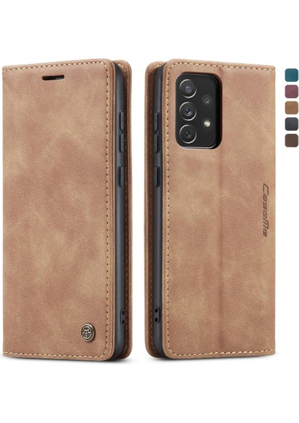 Samsung Galaxy A72 Flip Folio Kitap Kılıf Için Flip Case Kart Yuvası Kickstand (Yurt Dışından)