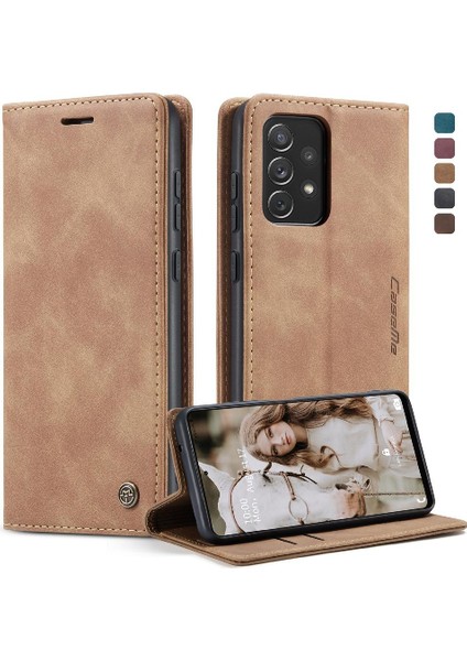 Samsung Galaxy A72 Flip Folio Kitap Kılıf Için Flip Case Kart Yuvası Kickstand (Yurt Dışından) modelleri