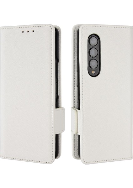 Samsung Galaxy Z Için Kılıf Fold 3 Cüzdan Kart Yuvaları Tutucu Yan Toka Pu (Yurt Dışından) fırsatları