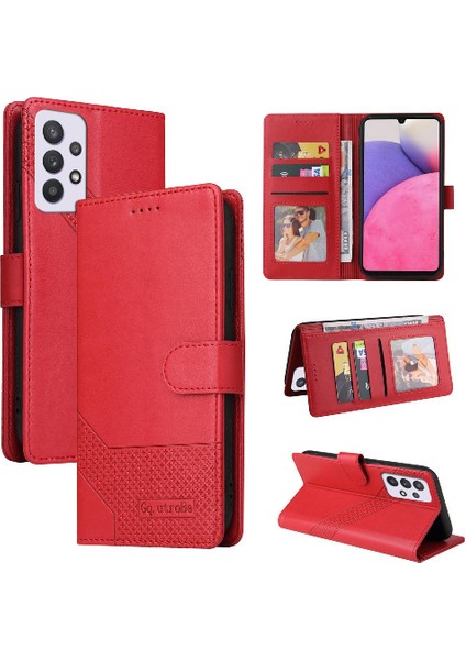 Samsung Galaxy A33 5g 4 Köşe Koruma Premium Deri Için Flip Case (Yurt Dışından) fırsatları