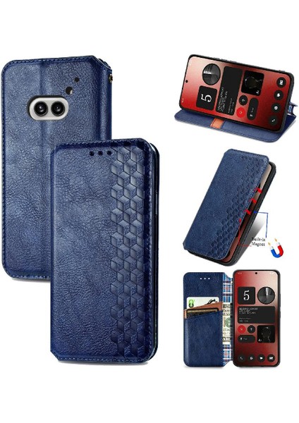 Nothing Telefon 2A Moda Tasarım Kapak Çevirin Cüzdan Fonksiyon Vaka (Yurt Dışından)