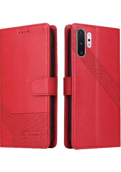 Samsung Galaxy Not 10 Pro Üç Kart Yuvaları Premium Deri Için Flip Case (Yurt Dışından)