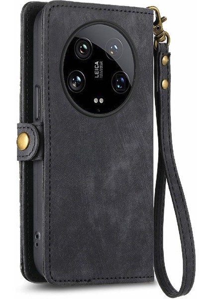 Xiaomi 14 Için Flip Case Ultra Kapak Kılıf Darbeye Basit (Yurt Dışından)