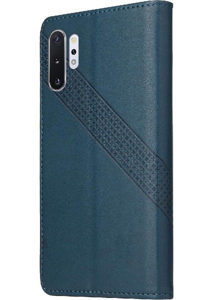 Samsung Galaxy Not 10 Pro Üç Kart Yuvaları Premium Deri Için Flip Case (Yurt Dışından)