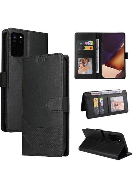Samsung Galaxy Not 20 Artı Premium Deri Üç Kart Için Flip Case (Yurt Dışından)
