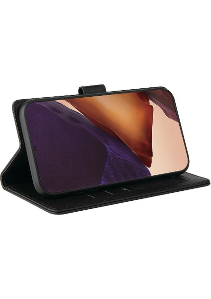 Samsung Galaxy Not 20 Artı Premium Deri Üç Kart Için Flip Case (Yurt Dışından)