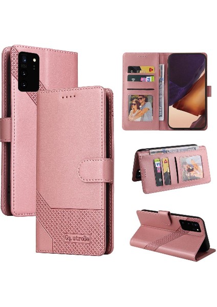 Samsung Galaxy Not 20 Artı Premium Deri Üç Kart Için Flip Case (Yurt Dışından)