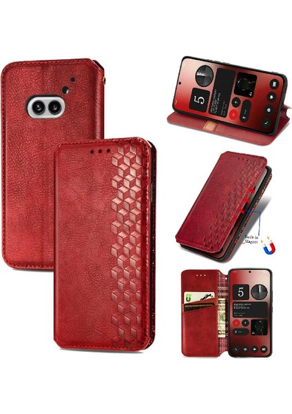 Nothing Telefon 2A Moda Tasarım Kapak Çevirin Cüzdan Fonksiyon Vaka (Yurt Dışından) indirimleri
