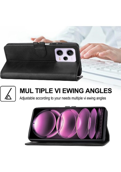Cüzdan Kılıf Için Xiaomi Poco X5 Kabartmalı Manyetik Kapatma Kickstand Tüm (Yurt Dışından) indirimleri