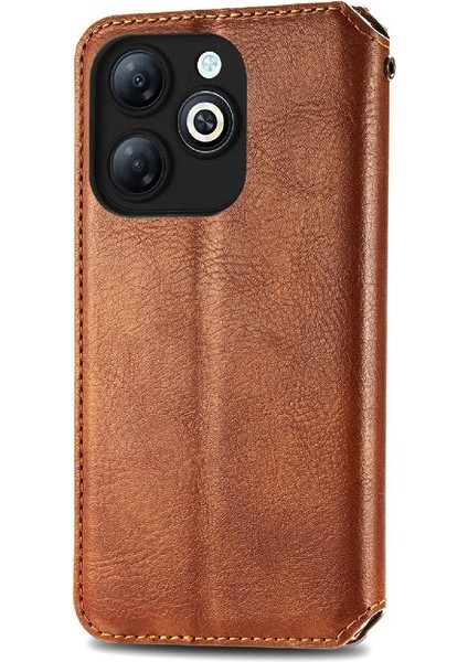 Infinix Akıllı 8 Cüzdan Fonksiyonu Için Kılıf Deri Kılıf Moda Tasarım Flip (Yurt Dışından)