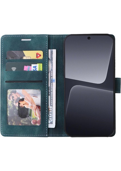 Xiaomi 13 Için Flip Case Cüzdan Kapak Çevirin Kılıf Darbeye Basit (Yurt Dışından) fırsatları