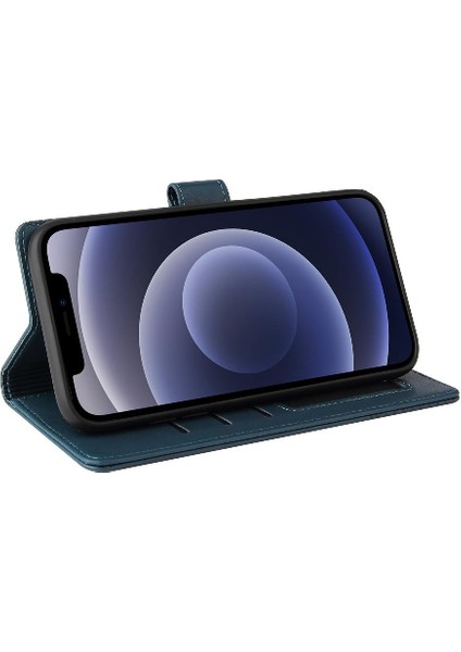 Iphone 12 Mini Üç Kart Yuvaları Kickstand Premium Deri Için Flip Case (Yurt Dışından) fırsatları