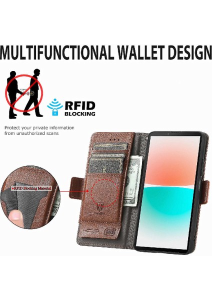 Sony Xperia 10 Iv Çok Renkli Çoklu Kart Yuvası Cüzdan Için Flip Case (Yurt Dışından) indirimleri