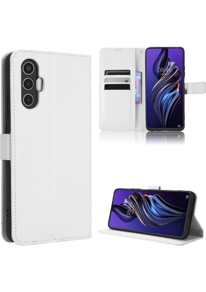 Tecno Pova 3 Manyetik Cüzdan Kapak Kart Tutucu Kickstand Için Kılıf (Yurt Dışından)