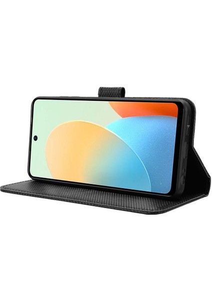 Tecno Pop 8 Manyetik Cüzdan Kickstand Kapak Kart Tutucu Için Kılıf (Yurt Dışından)