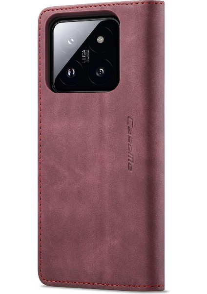 Xiaomi 14 Için Flip Case Folio Kitap Manyetik Kapatma Darbeye Vaka (Yurt Dışından)