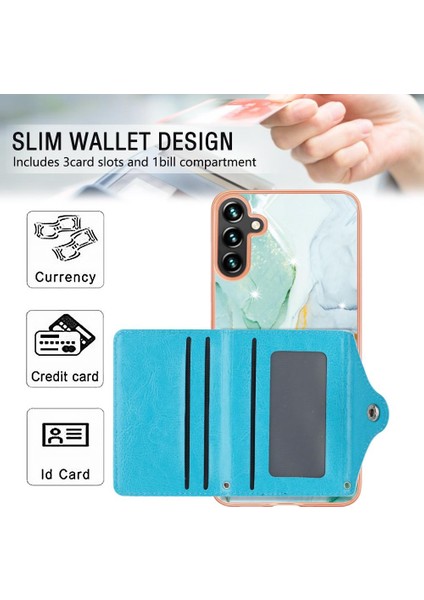 Samsung Galaxy Case 5g Kart Yuvaları Yumuşak Tpu Tampon Ince Cüzdan (Yurt Dışından)