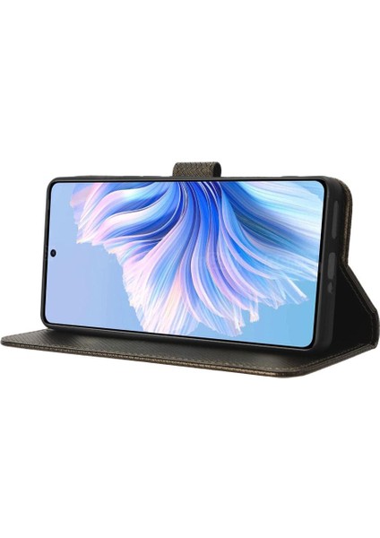 Tecno Camon 20 Premier 5g Manyetik Cüzdan Kickstand Kart Tutucu Için Kılıf (Yurt Dışından)