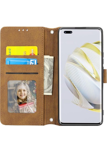 Mays Shop Huawei Nova 10 Pro Için Flip Case Kickstand Cüzdan Kılıf Darbeye Kapatma (Yurt Dışından)