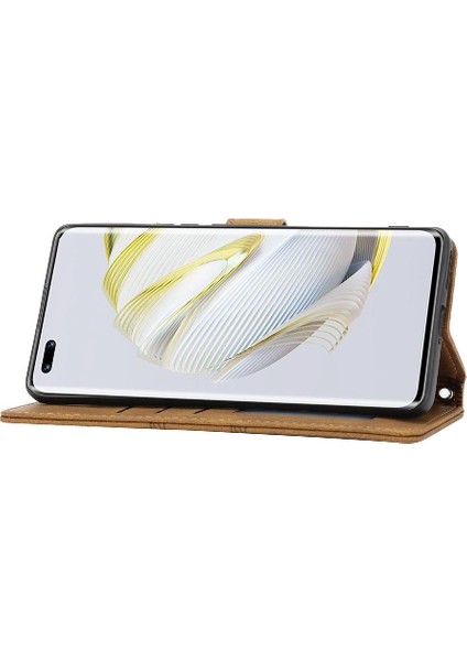 Mays Shop Huawei Nova 10 Pro Için Flip Case Kickstand Cüzdan Kılıf Darbeye Kapatma (Yurt Dışından)